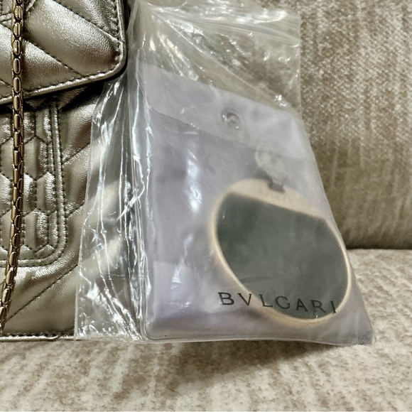✨💎RARE💎✨ BVLGARI SERPENTI FOREVER SHOULDER BAG w/MIRROR, COA,DUSTY, GIFT - Picture 3 of 16